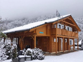 A spacious tastefully furnished chalet with sauna